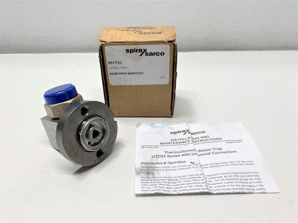 Spirax Sarco UTD52L Low Capacity Thermodynamic Steam Trap 66173C